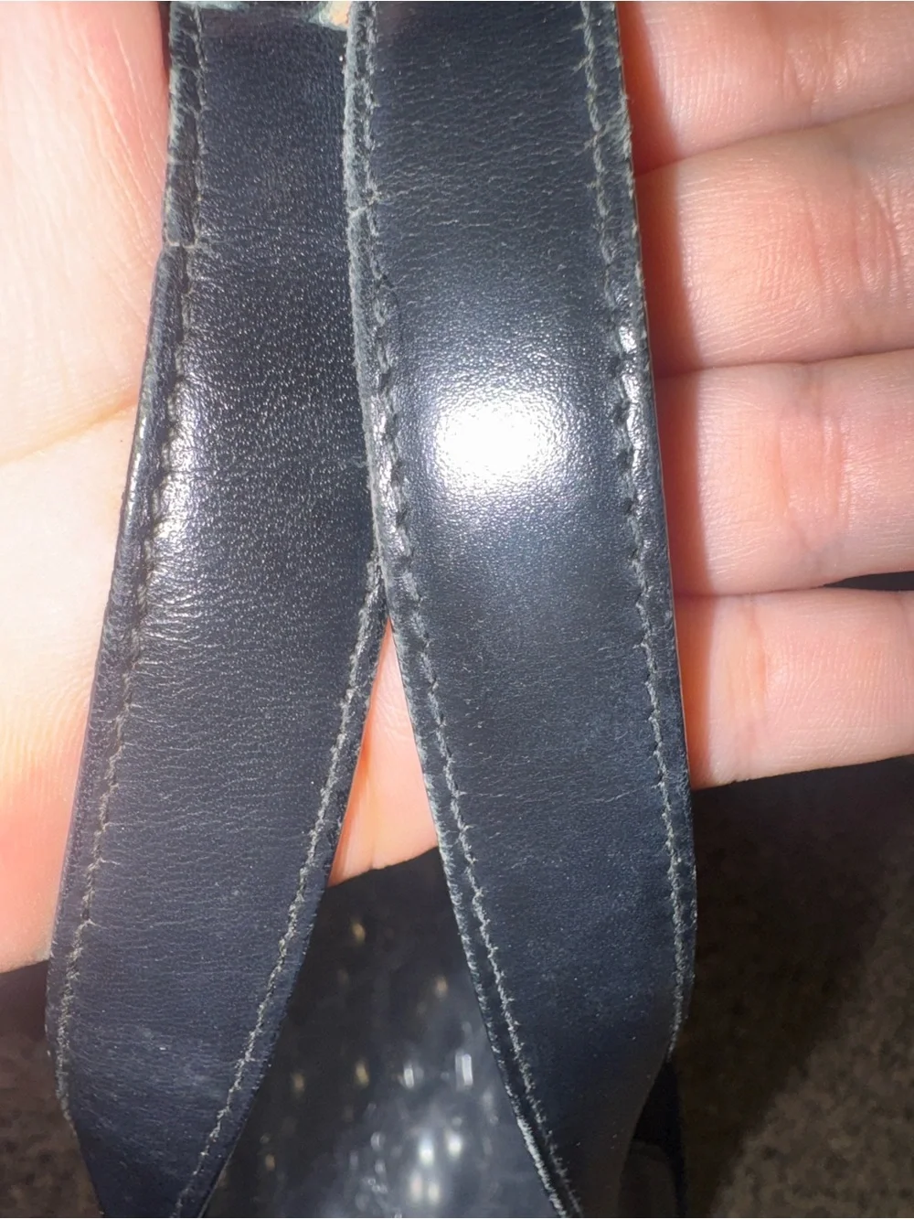 CHANEL Black Quilted Nylon Tote with Leather Straps EUC